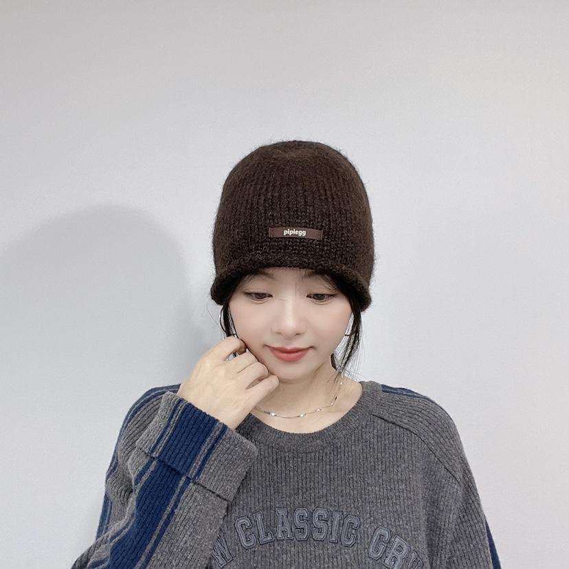 LOVELY HAT東大門直郵26秋冬卷邊針織帽 日常休閑保暖帽子LOVELY HAT帽子