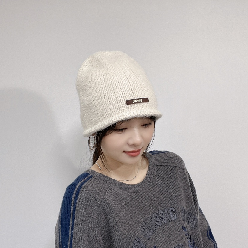 LOVELY HAT東大門直郵26秋冬卷邊針織帽 日常休閑保暖帽子LOVELY HAT帽子