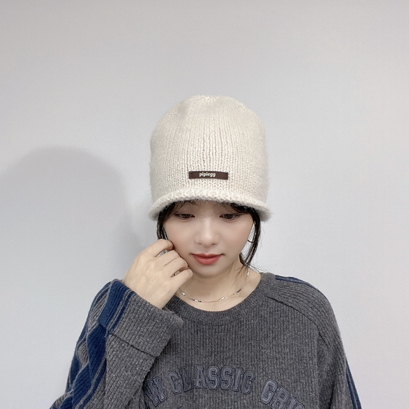 LOVELY HAT東大門直郵26秋冬卷邊針織帽 日常休閑保暖帽子LOVELY HAT帽子