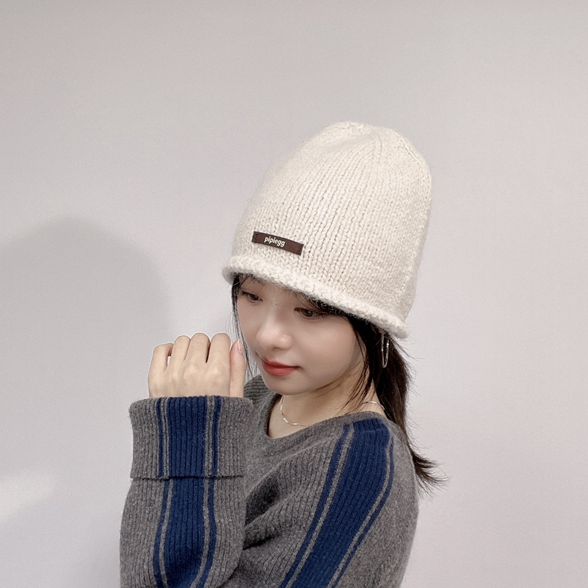LOVELY HAT東大門直郵26秋冬卷邊針織帽 日常休閑保暖帽子LOVELY HAT帽子