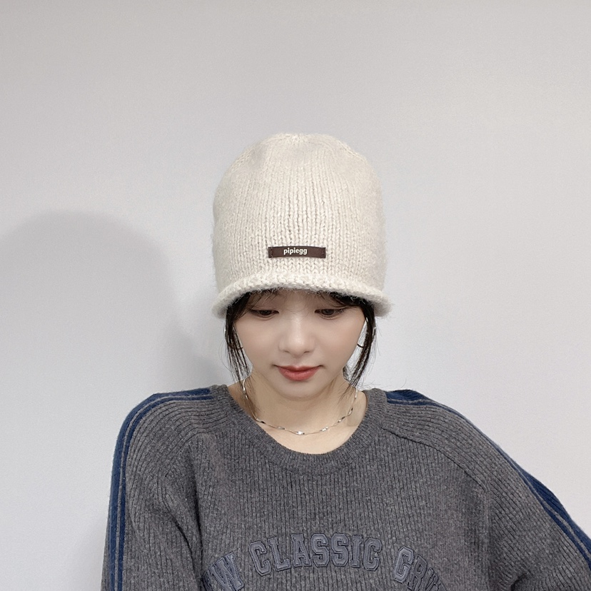 LOVELY HAT東大門直郵26秋冬卷邊針織帽 日常休閑保暖帽子LOVELY HAT帽子
