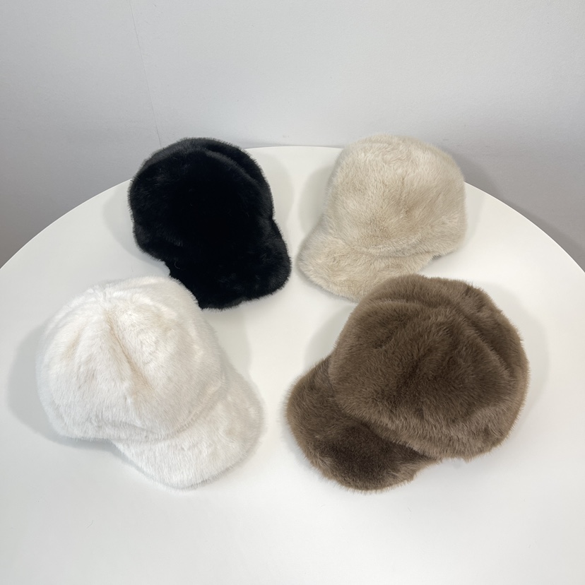 LOVELY HAT韓國直郵26秋冬毛絨鴨嘴帽 秋冬保暖帽帽子毛絨LOVELY HAT帽子