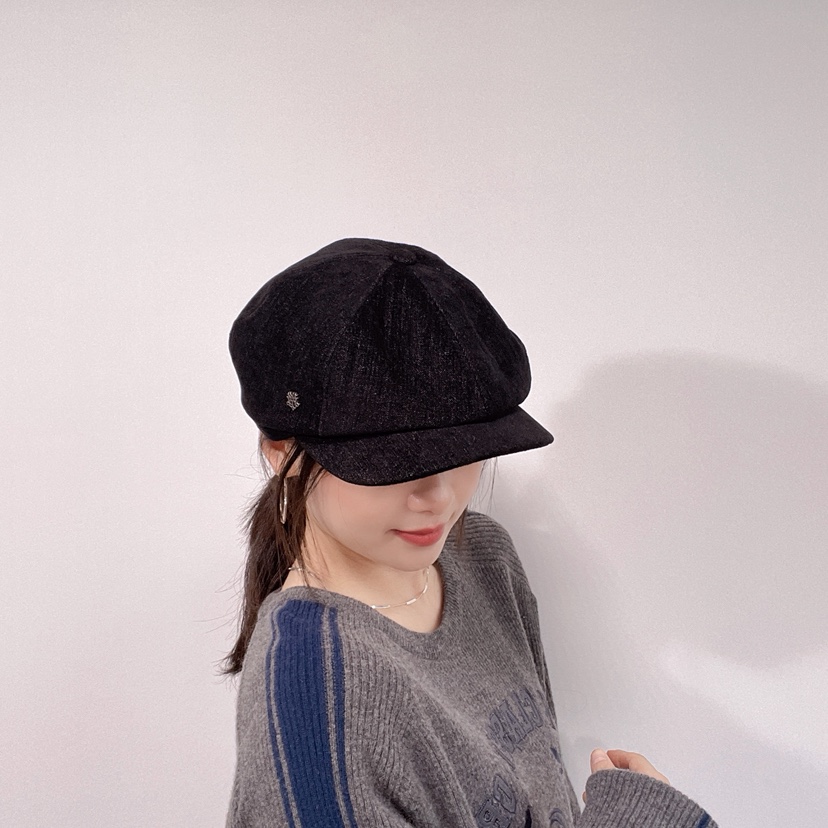 LOVELY HAT東大門代購26秋冬復古燈芯絨八角帽帽子LOVELY HAT帽子