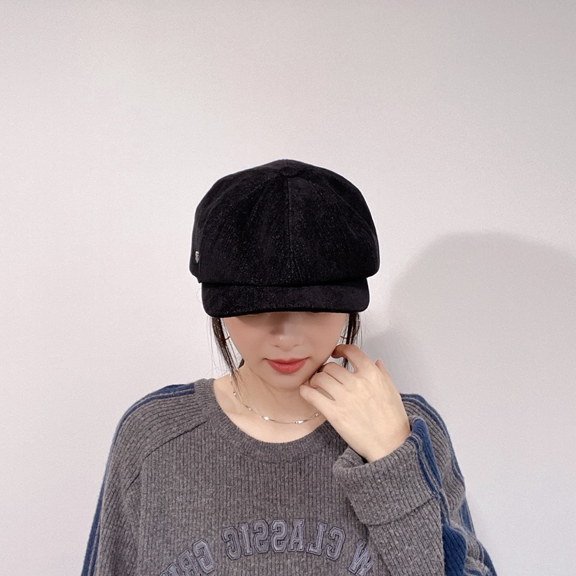 LOVELY HAT東大門代購26秋冬復古燈芯絨八角帽帽子LOVELY HAT帽子圖色2
