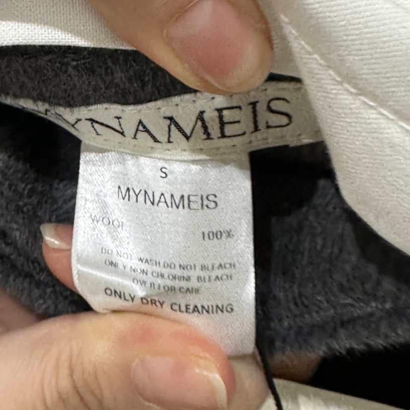 MYNAMEIS/AIME HOPE MAKE東大門實拍26秋冬毛呢闊腿中褲短褲MYNAMEIS/AIME HOPE MAKE短褲