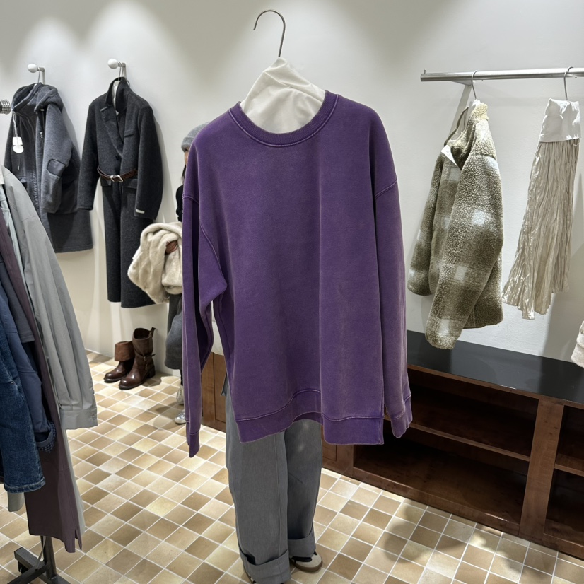 MYNAMEIS/AIME HOPE MAKE韓國直郵26秋冬寬松加絨衛衣加絨落肩MYNAMEIS/AIME HOPE MAKE衛衣圖色2