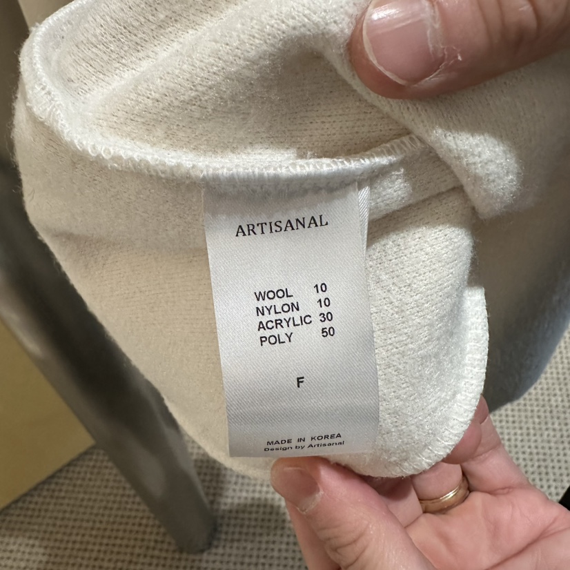 ARTISANAL韓國直郵26秋冬立領拉鏈搖粒絨夾克立領抽繩落肩寬松ARTISANAL夾克