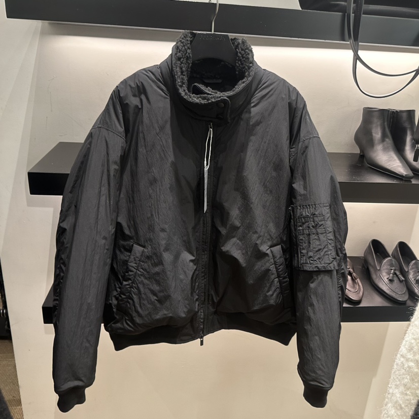 FEBRUARY 11東大門直郵26秋冬立領寬松棉服短款棉服jp棉立領寬FEBRUARY 11短款棉服圖色1