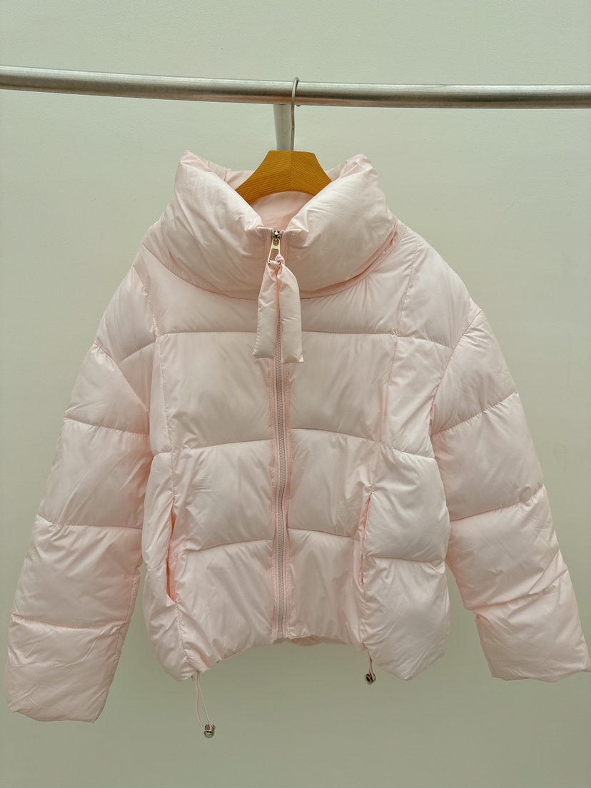 THORE東大門直郵26秋冬立領短款絎縫棉服短款棉服立領抽繩填充THORE短款棉服圖色1
