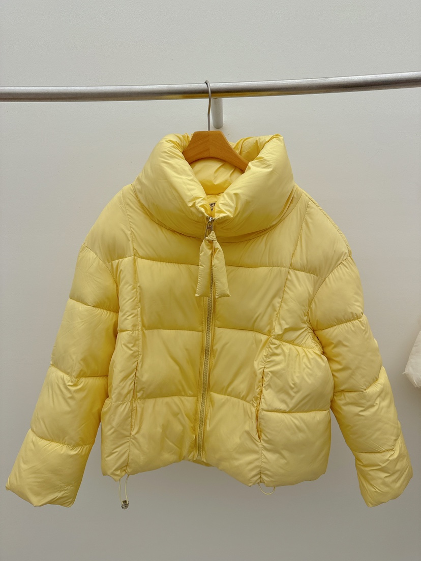 THORE東大門直郵26秋冬立領短款絎縫棉服短款棉服立領抽繩填充THORE短款棉服圖色2