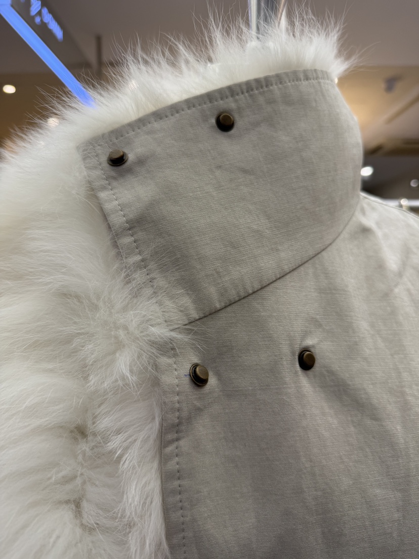 Work_shop東大門直郵26秋冬短款毛領羽絨兩面穿外套短款羽絨服Work_shop短款羽絨服