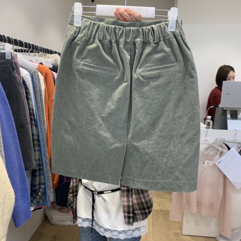 awear/RUMIRU東大門直郵女士新品職業半身裙中短裙燈芯絨awear/RUMIRU半身裙/中短裙