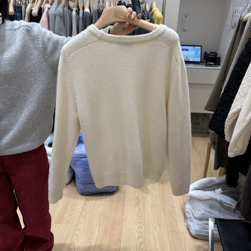 HAUSWOMEN韓國直郵女裝新款熱賣休閑真品職業時尚人氣毛衣HAUSWOMEN毛衣