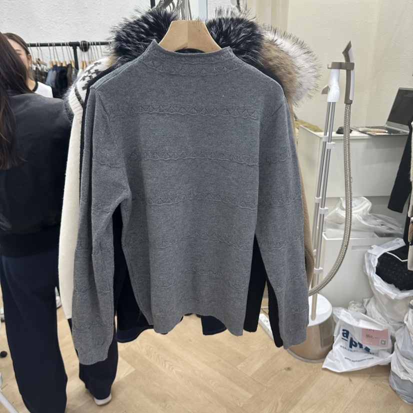 ABLESTUDIO東大門直郵女士新品休閑真品時尚職業人氣針織衫ABLESTUDIO針織衫