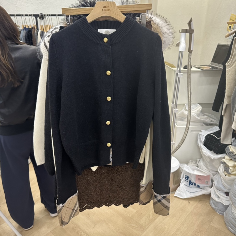 ABLESTUDIO東大門實拍女士新品推薦人氣時尚職業休閑開衫ABLESTUDIO開衫圖色2