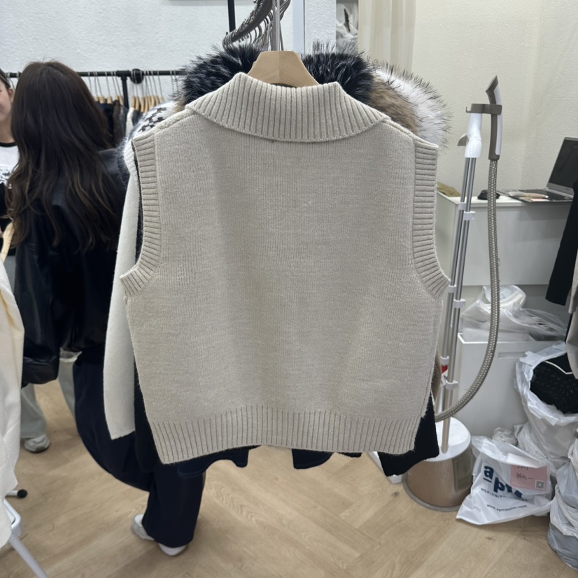 ABLESTUDIO韓國代購女士新品推薦真品職業時尚熱賣人氣馬甲ABLESTUDIO馬甲