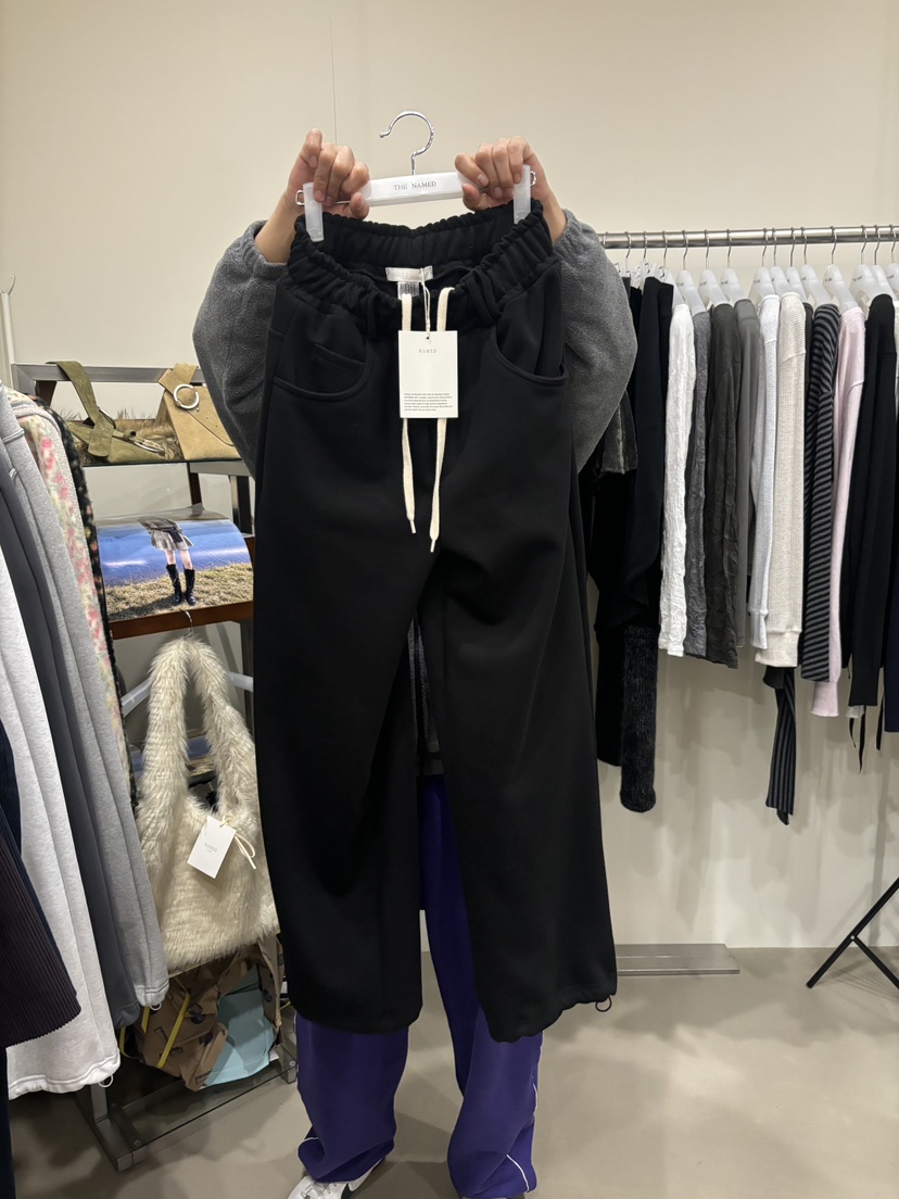 NAMED韓國代購26秋冬加絨直筒休閑褲 秋冬日常穿加絨不含腰帶NAMED休閑褲圖色6