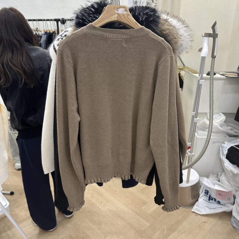 ABLESTUDIO東大門實拍女士新品熱賣時尚推薦職業真品開衫ABLESTUDIO開衫