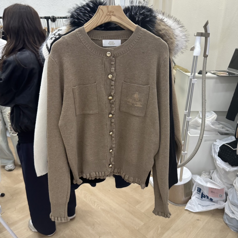 ABLESTUDIO東大門實拍女士新品熱賣時尚推薦職業真品開衫ABLESTUDIO開衫圖色2
