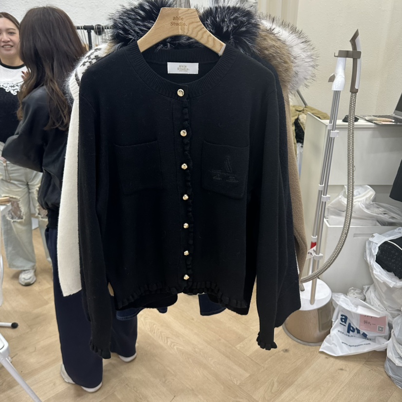 ABLESTUDIO東大門實拍女士新品熱賣時尚推薦職業真品開衫ABLESTUDIO開衫圖色3