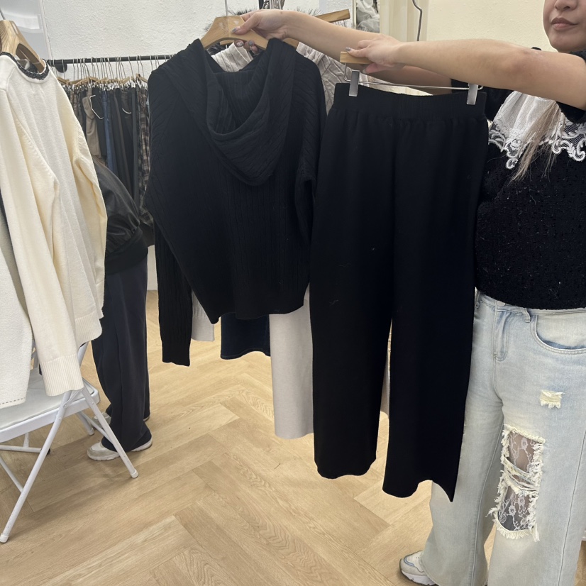 ABLESTUDIO韓國代購女士新款休閑推薦熱賣人氣真品時尚套裝ABLESTUDIO套裝