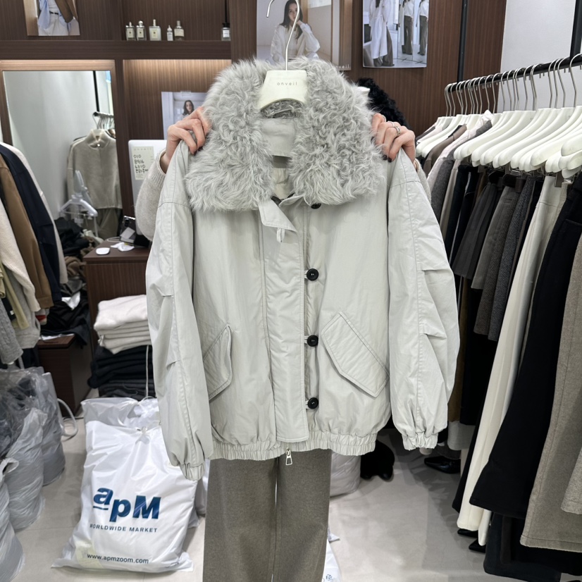 ONVEIL東大門代購女士新品職業人氣熱賣推薦短款羽絨服鴨ONVEIL短款羽絨服圖色1