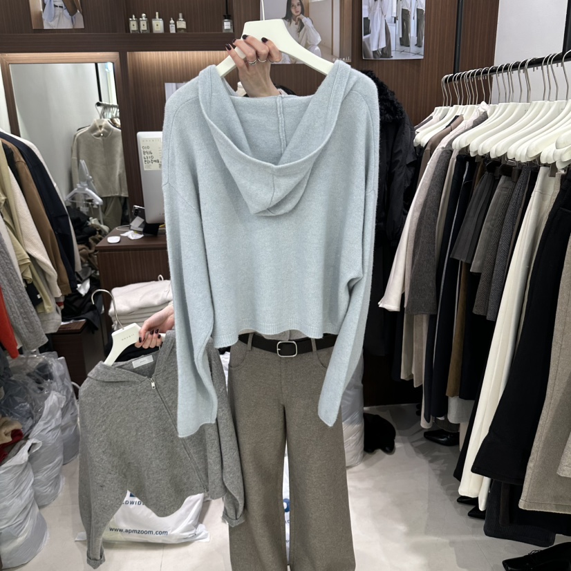 ONVEIL東大門代購女士新品時尚真品休閑職業推薦開衫連帽衫ONVEIL開衫