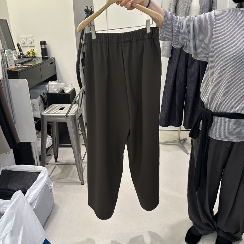 AMON東大門代購26秋冬圍裹式闊腿褲通勤裙褲闊腿褲AMON裙褲
