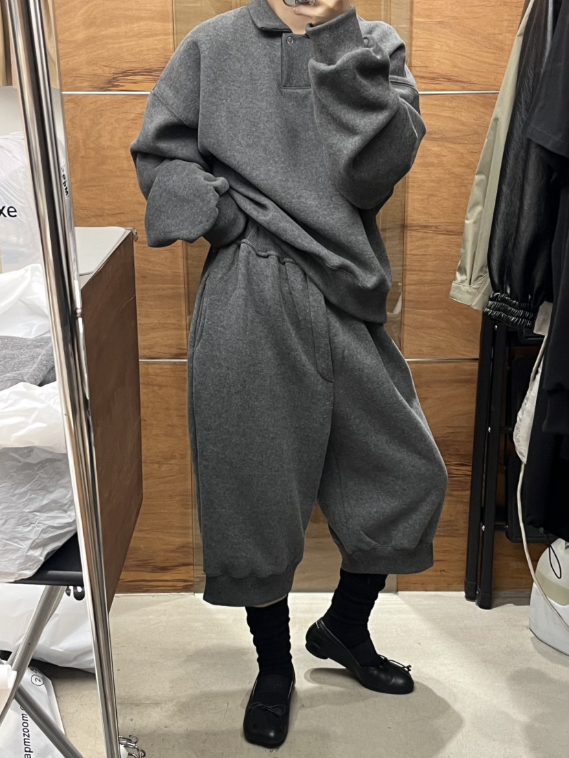 BEAMING SEOUL東大門實拍女士新款真品推薦職業短褲抓絨BEAMING SEOUL短褲