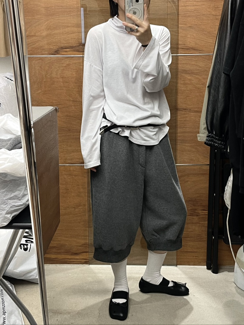 BEAMING SEOUL東大門實拍女士新款真品推薦職業短褲抓絨BEAMING SEOUL短褲