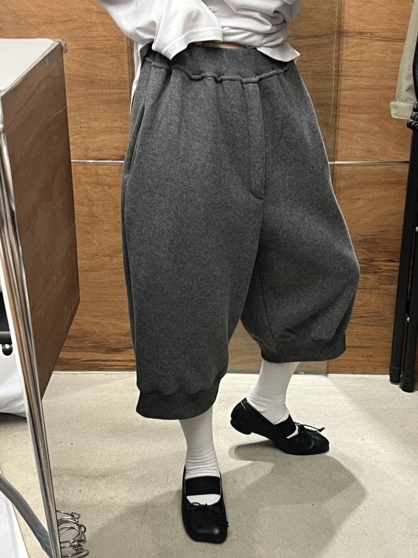 BEAMING SEOUL東大門實拍女士新款真品推薦職業短褲抓絨BEAMING SEOUL短褲
