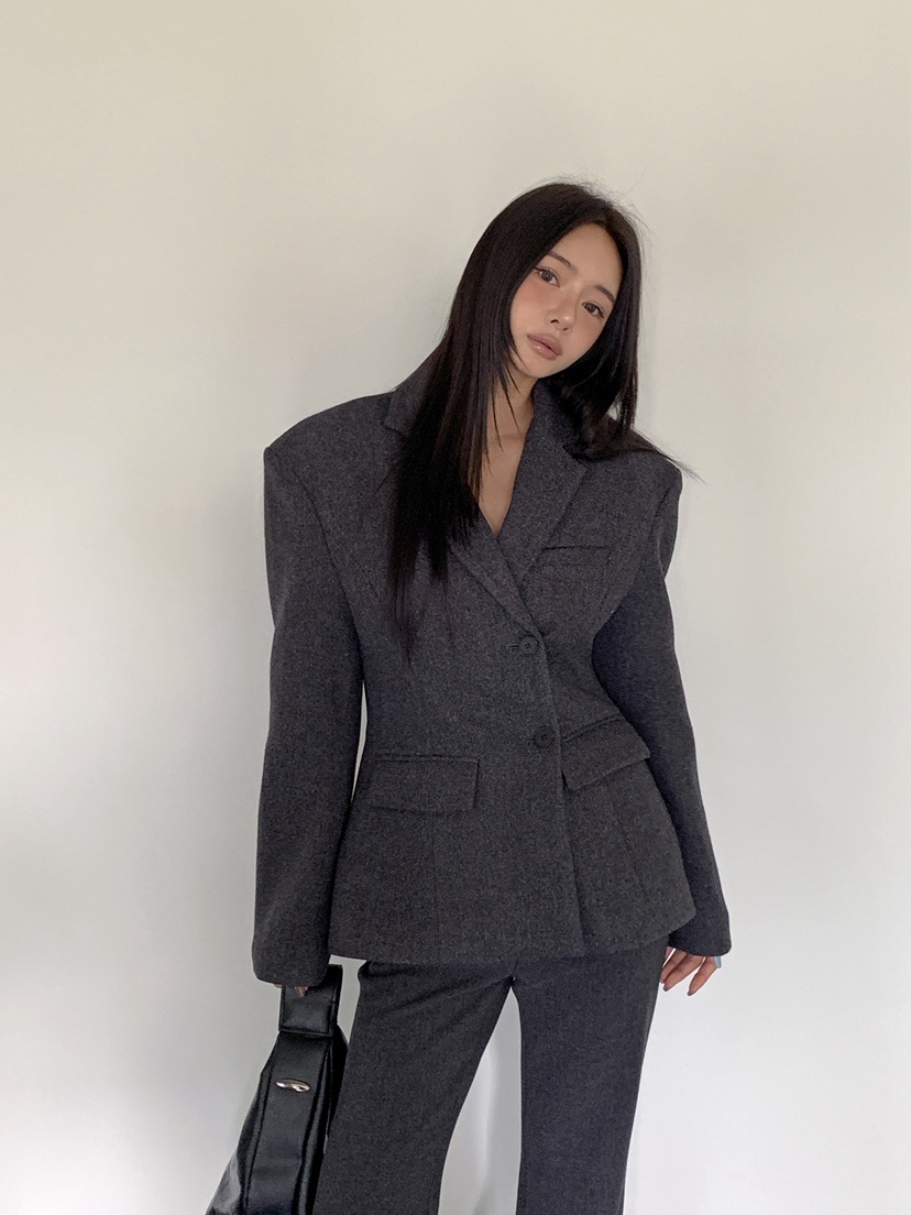 VERANDA東大門實拍女裝新款真品熱賣時尚人氣休閑褲羊毛褲VERANDA休閑褲
