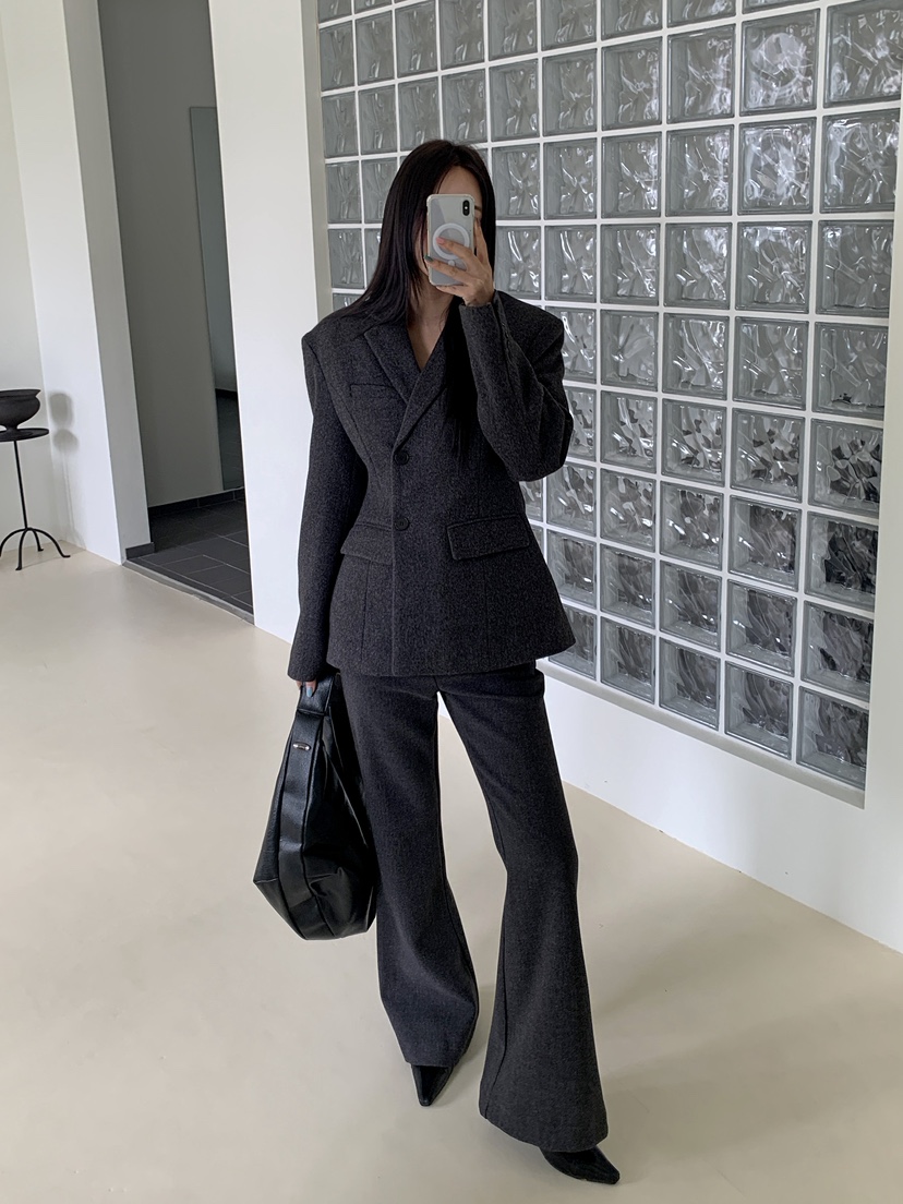 VERANDA東大門實拍女裝新款真品熱賣時尚人氣休閑褲羊毛褲VERANDA休閑褲