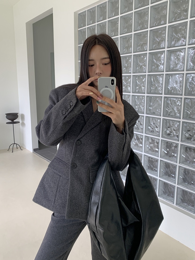 VERANDA東大門實拍女裝新款真品熱賣時尚人氣休閑褲羊毛褲VERANDA休閑褲