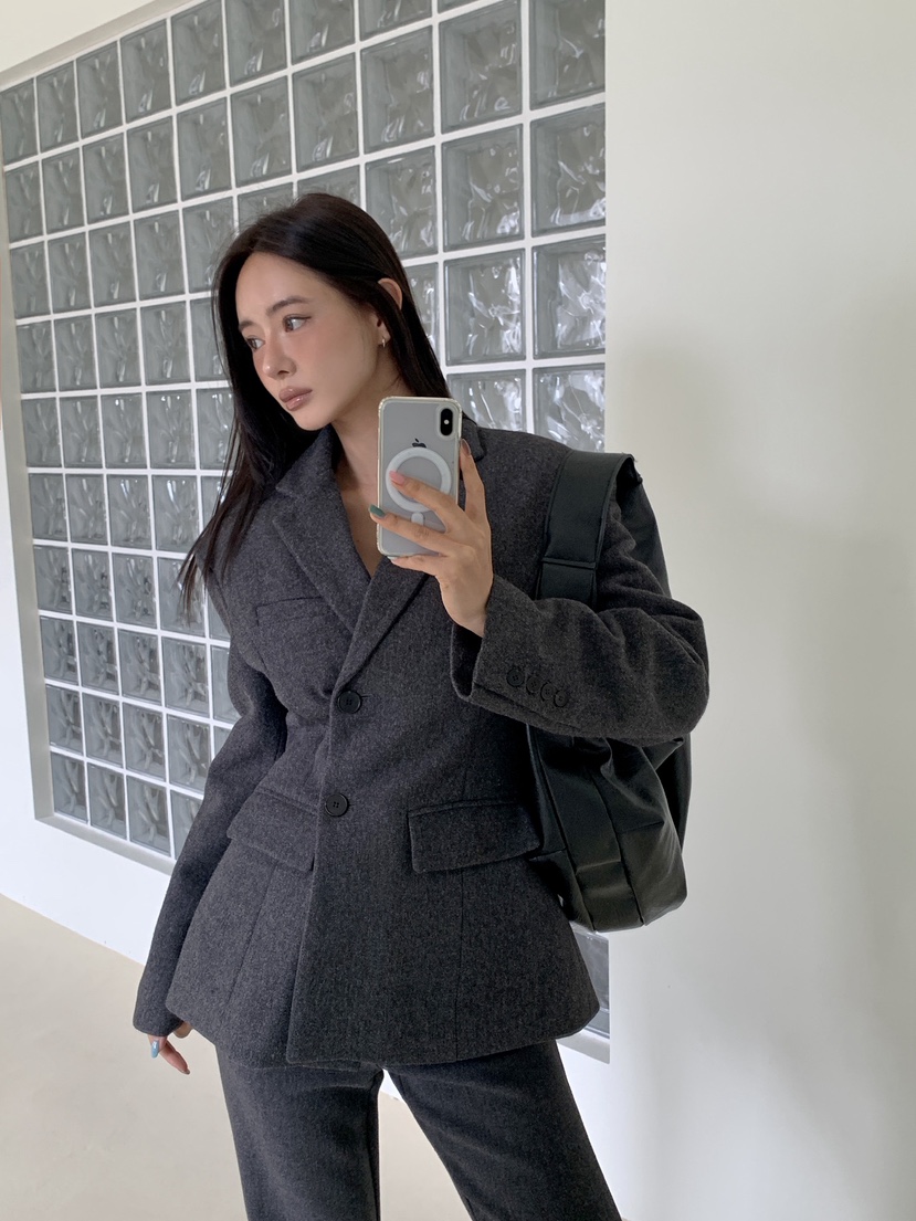 VERANDA東大門實拍女裝新款真品熱賣時尚人氣休閑褲羊毛褲VERANDA休閑褲