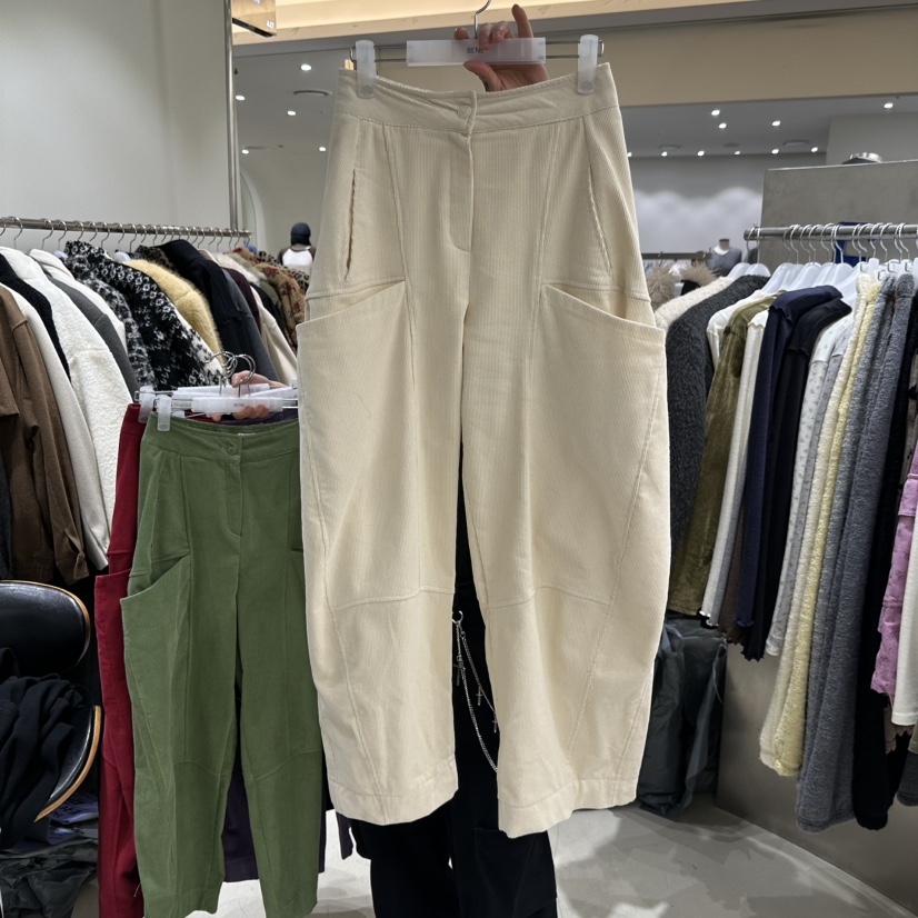 SHOP BENE_Bene東大門代購26秋冬燈芯絨燈籠休閑褲加絨燈籠SHOP BENE_Bene休閑褲圖色1