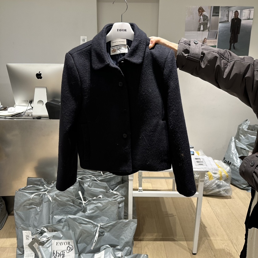 FAVOR-P東大門實拍女士新品熱賣職業真品人氣時尚休閑夾克FAVOR-P夾克圖色2黑色