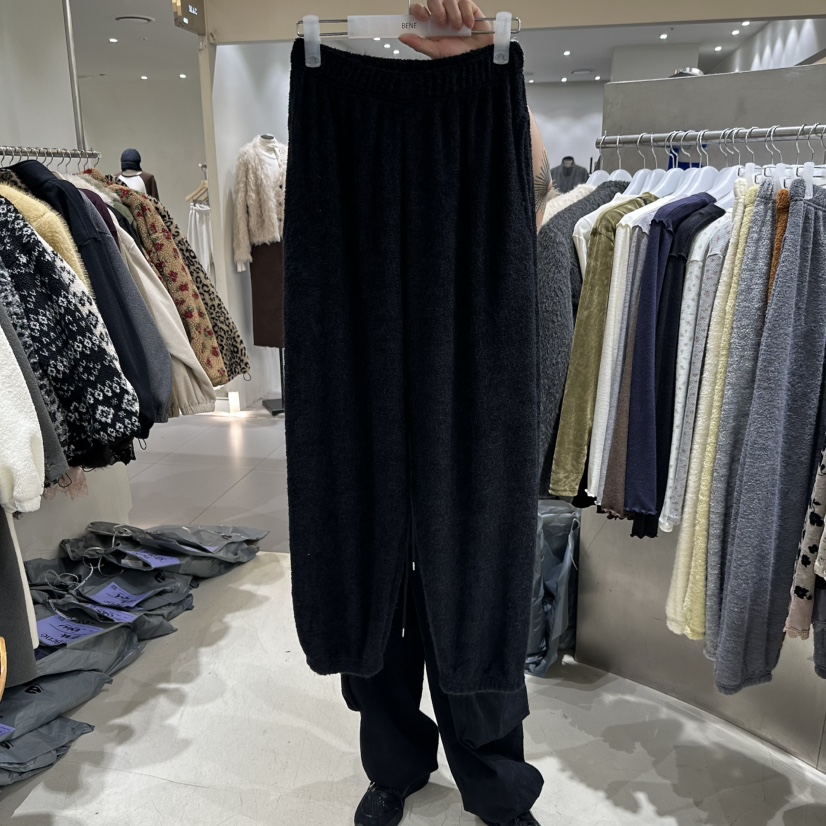 SHOP BENE_Bene東大門直郵26秋冬毛巾束腳休閑褲直筒褲SHOP BENE_Bene休閑褲圖色6