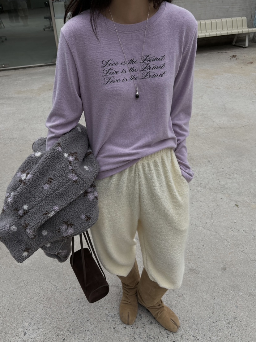 SHOP BENE_Bene韓國直郵女士新款時尚熱賣真品推薦長袖T恤SHOP BENE_Bene長袖T恤圖色1