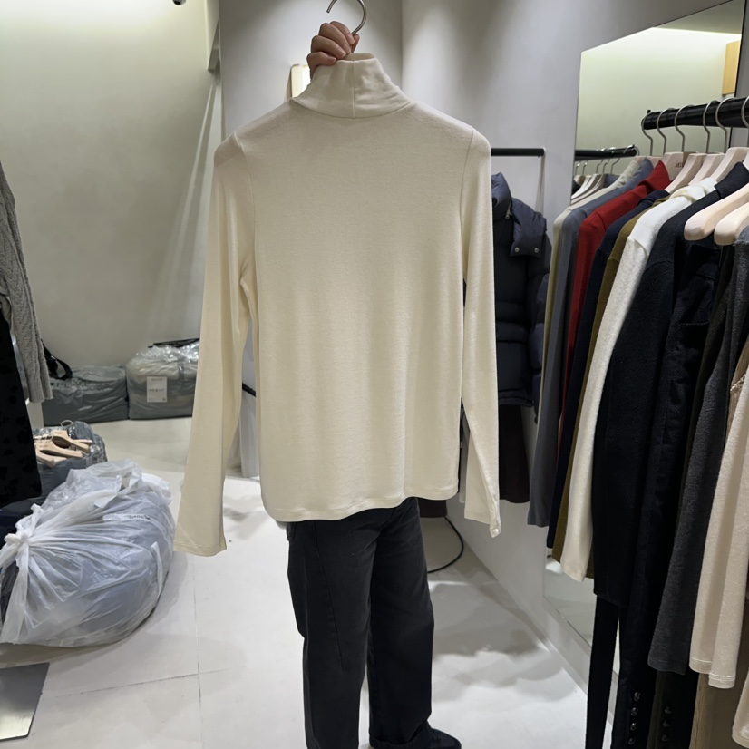 MILLIF東大門直郵女士新品職業熱賣人氣時尚休閑長袖T恤高領MILLIF長袖T恤