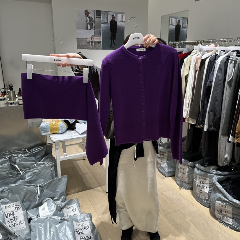 FAVOR-P東大門實拍女裝新款職業人氣休閑真品開衫含圍巾FAVOR-P開衫圖色4