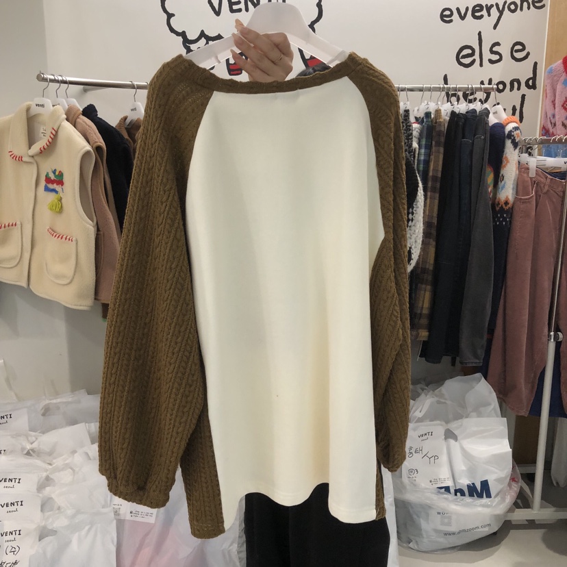 VENTI東大門直郵女裝新品人氣熱賣推薦真品衛衣泰迪熊加絨VENTI衛衣
