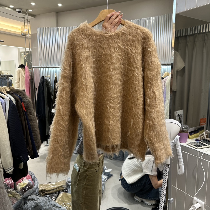 ALEGRE東大門實拍女士新品時尚人氣真品推薦職業休閑毛衣ALEGRE毛衣圖色3棕色