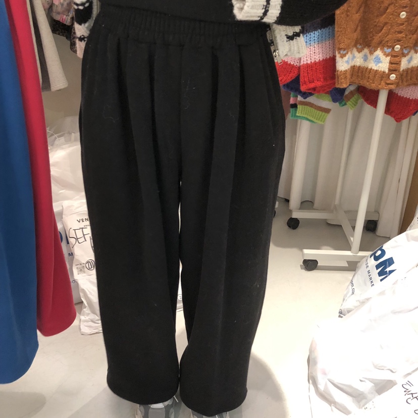 VENTI東大門實拍女裝新款時尚休閑熱賣職業休閑褲加絨褶裥VENTI休閑褲圖色6