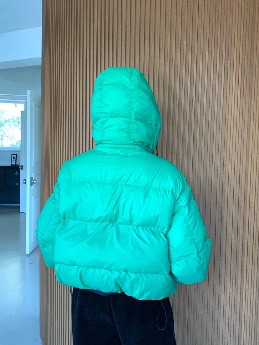 Maison de glory東大門代購26秋冬短款連帽羽絨短款羽絨服可調Maison de glory短款羽絨服