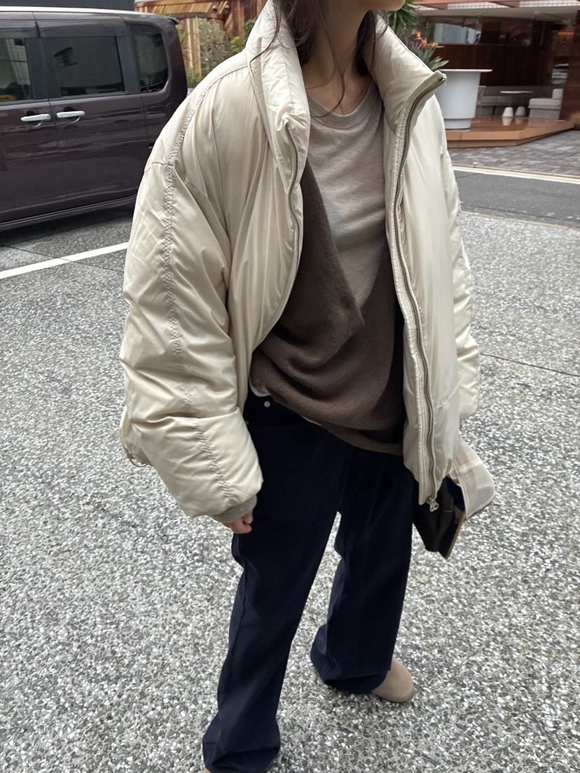 ROMANTICIZE東大門實拍26秋冬寬松立領羽絨服短款羽絨服羽絨服ROMANTICIZE短款羽絨服