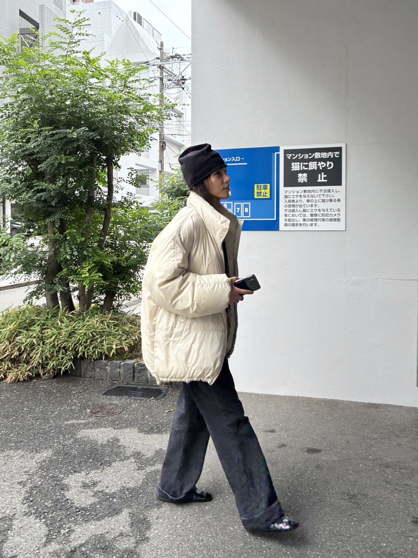 ROMANTICIZE東大門實拍26秋冬寬松立領羽絨服短款羽絨服羽絨服ROMANTICIZE短款羽絨服