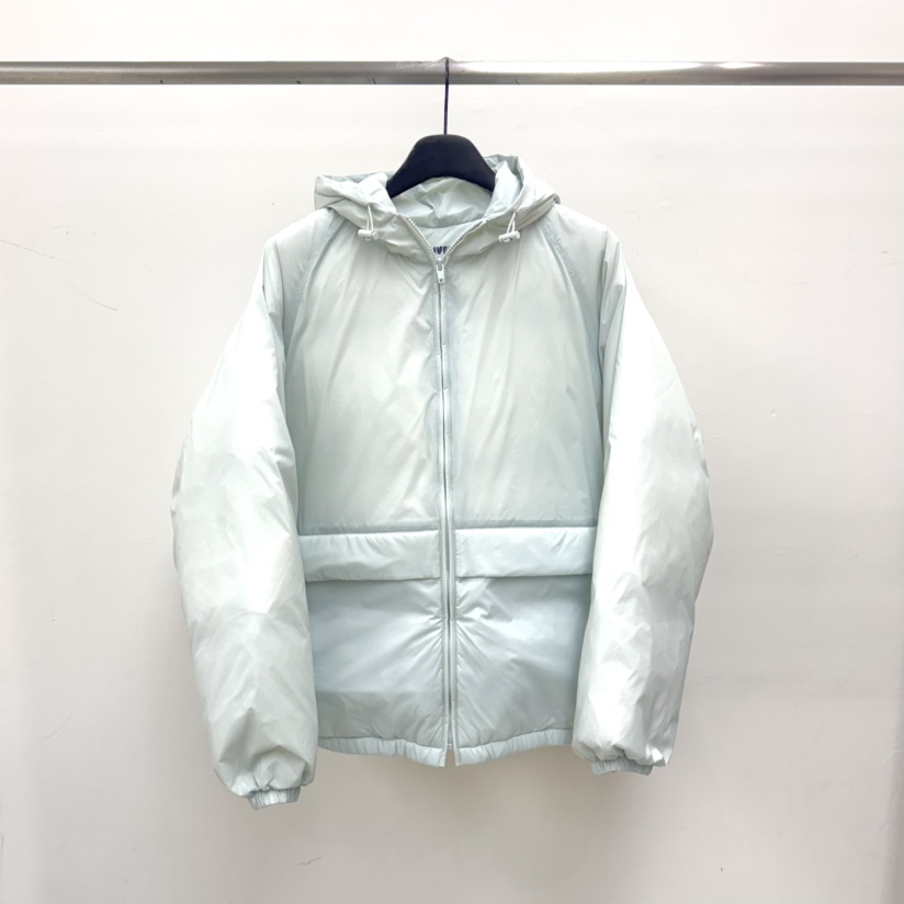 WATER/RIVER東大門直郵26秋冬連帽短款鵝絨服短款羽絨服插肩袖WATER/RIVER短款羽絨服圖色2