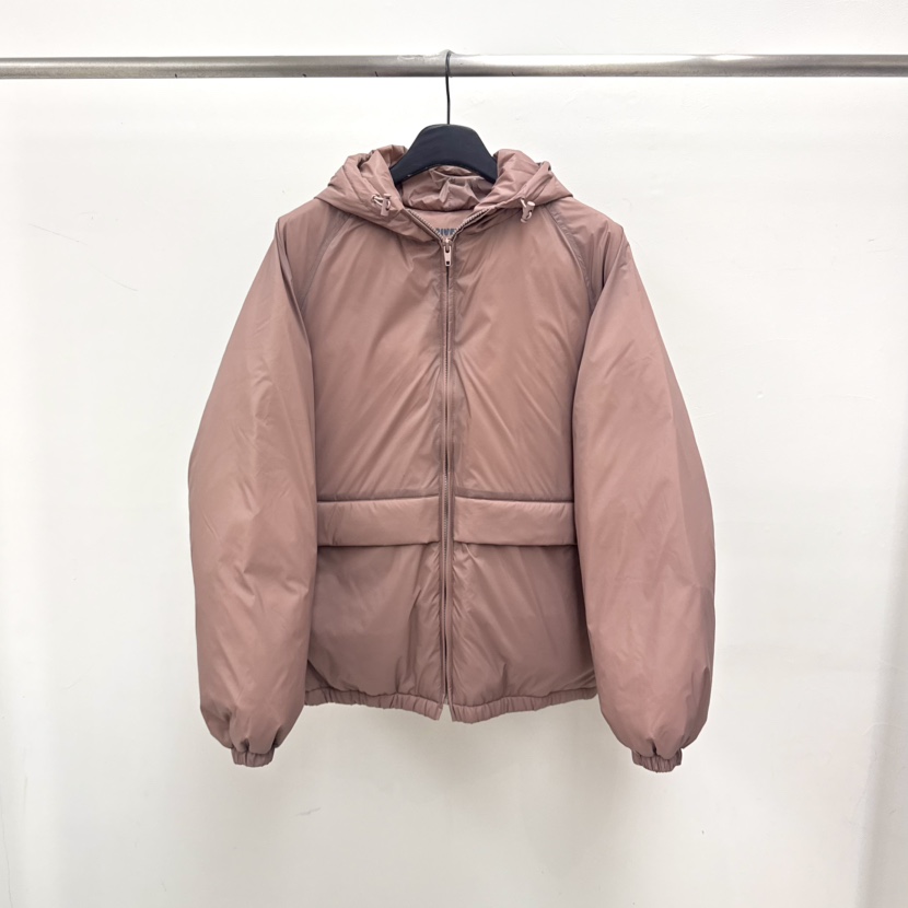 WATER/RIVER東大門直郵26秋冬連帽短款鵝絨服短款羽絨服插肩袖WATER/RIVER短款羽絨服圖色4