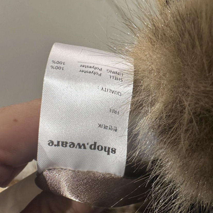 SHOP_WE ARE韓國直郵26秋冬豹紋仿皮草大衣中長款大衣V領皮草SHOP_WE ARE中長款大衣